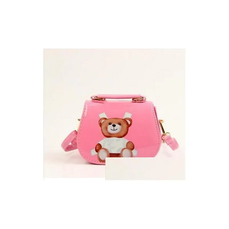 Handbags Designer Kids Jelly Messenger Bag Stylish Baby Girl Shoder Handbag Toddler Purse Girls Mini Candy Color Bags Drop Delivery Ma Dhbxs