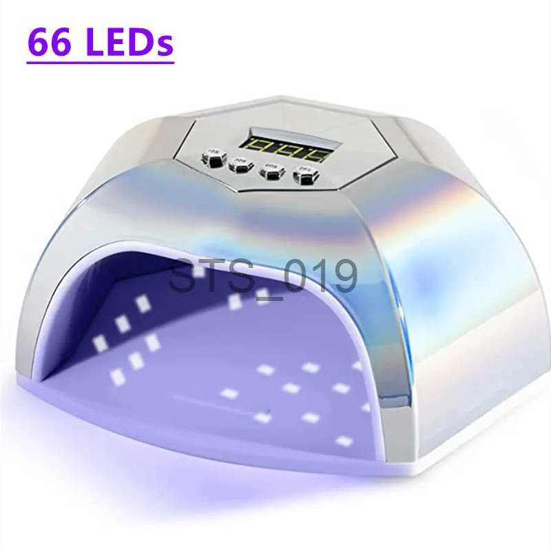 Nagelorter 66LEDS kraftfull nagelorkare UV LED -nagellampa för härdning av gel nagellack med rörelse avkännande manikyr pedikyrsalongverktyg x0828 x0829