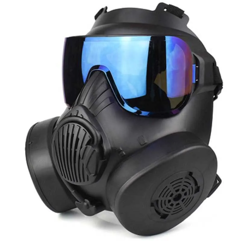 Maschera Antigas Tattica Mezza Faccia Sinairsoft – Per Softair, Paintball, CS | Multicolore, Taglia Unica