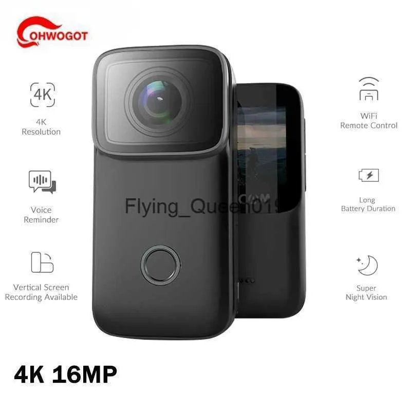 C200 Plus 4K Action Camera 16MP WiFi NTK96660 GYRO Anti Shake Night Vision 5M Body Waterproof DV Sports Webcam Portable HKD230828 HKD230828