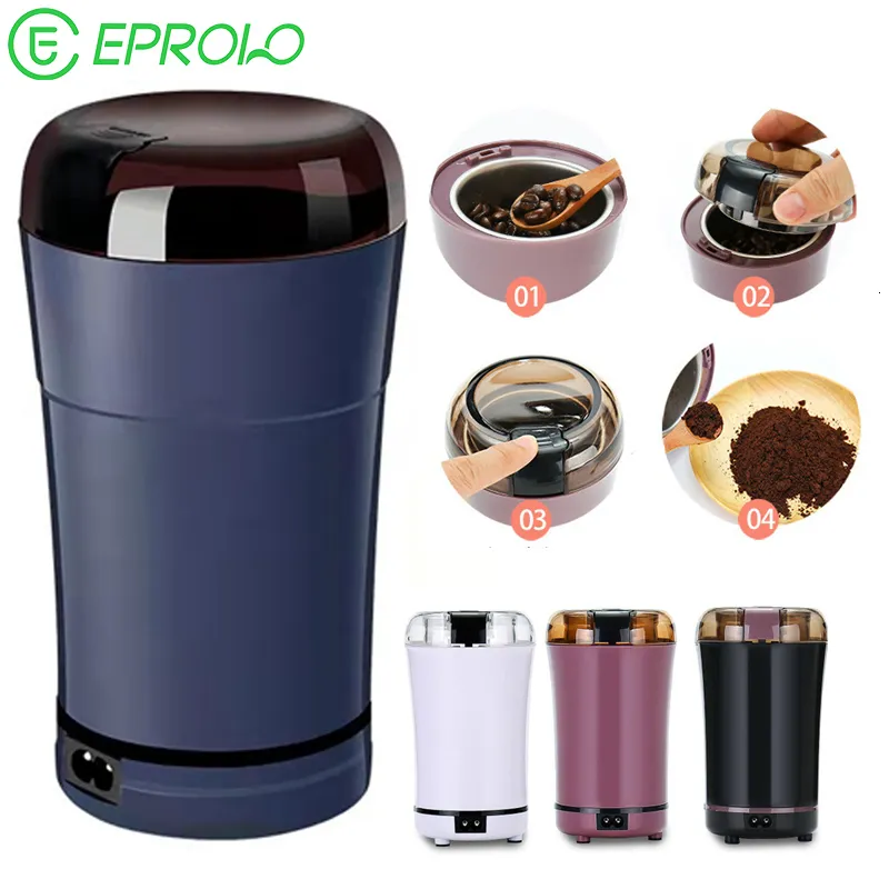 Manual Coffee Grinders Kitchen Electric Grinder Cafe Grass Nuts Herbs Grains Pepper Tobacco Spice Flour Mill Beans Machine 230828