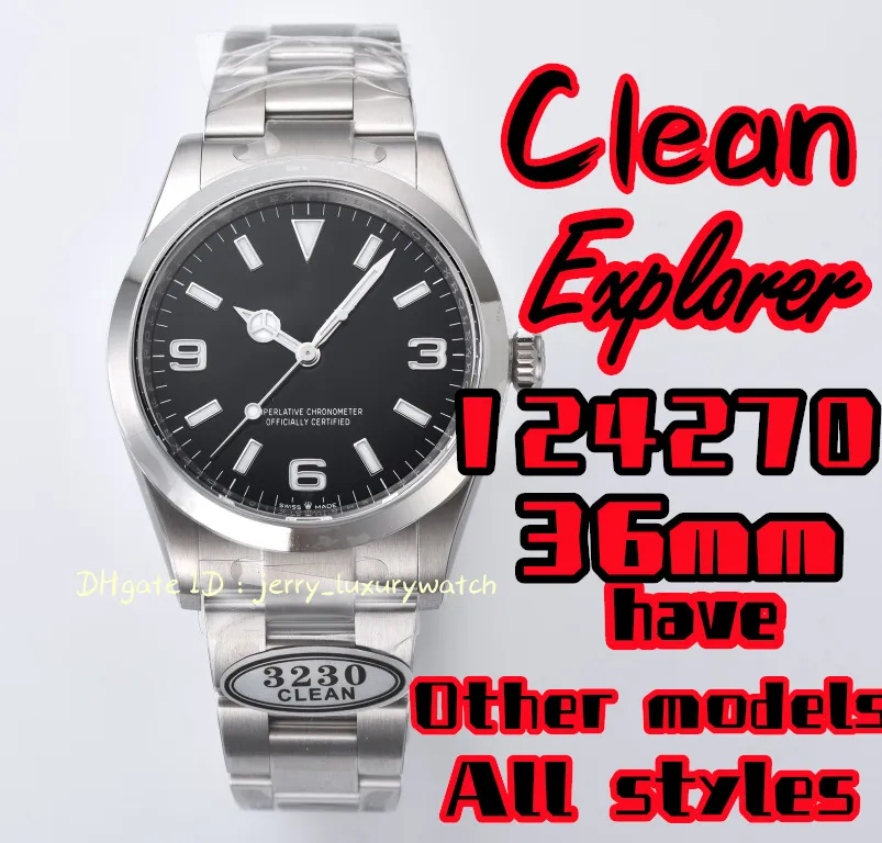 Clean Explorer montre de luxe pour hommes mouvement mécanique L acier mm Super lumineux plongée affaires