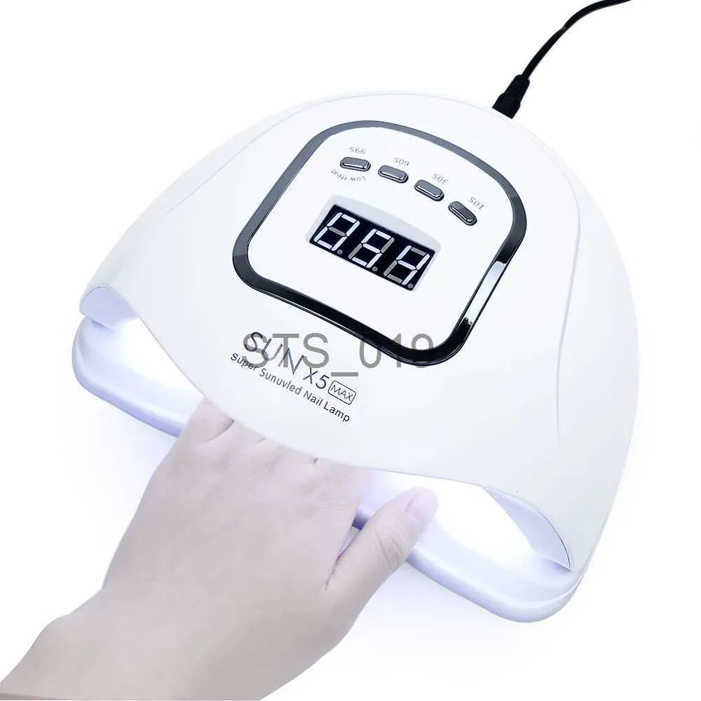 Nail Dryers X5 Max Lampe à ongles à séchage rapide 150W 45LED Lampe UV Lampe de mise à niveau portable pour lampe de séchage Auto Professional Polish Nail Dryer x0828