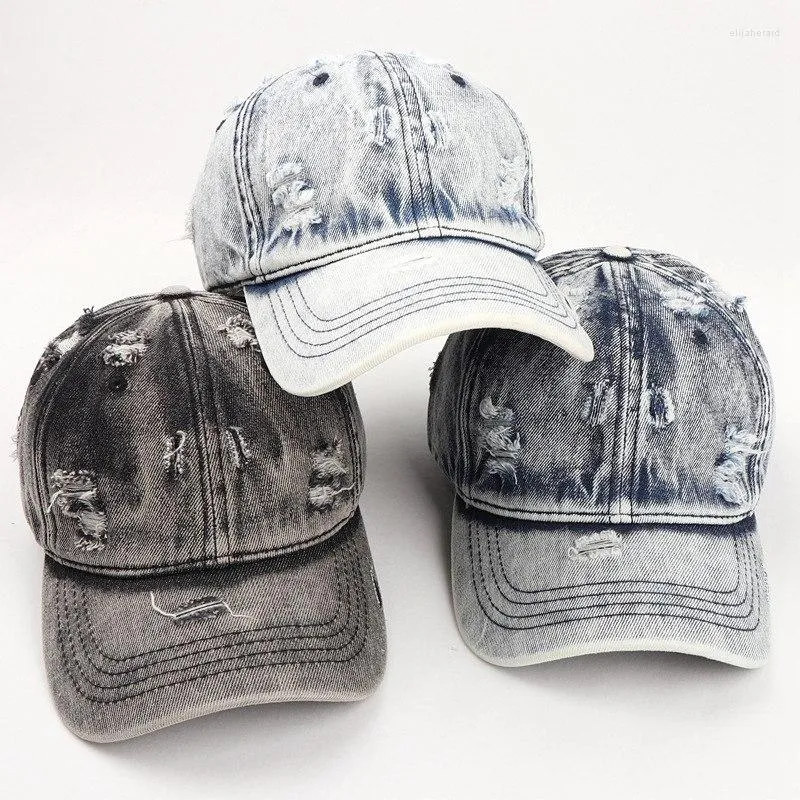 Ball Caps Hole Washing Material Soft Roof Shade Men Baseball Cap Spring Summer Sun Protection Outdoor Women Dad Hat Snapback