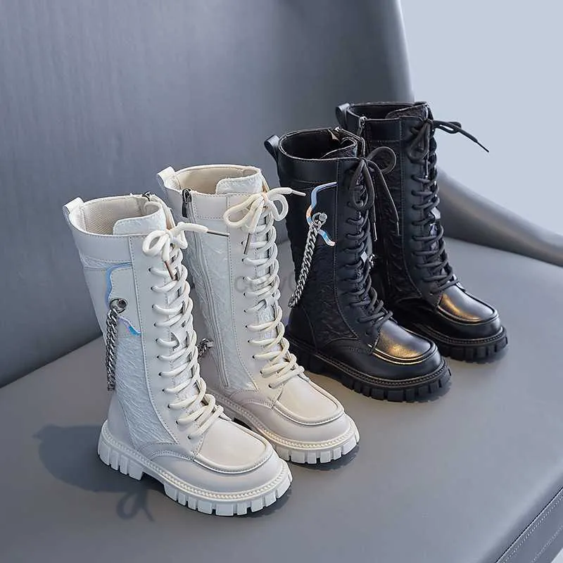 Boots Kids Shoes Girls Long Boots Autumn Winter Fashion Children