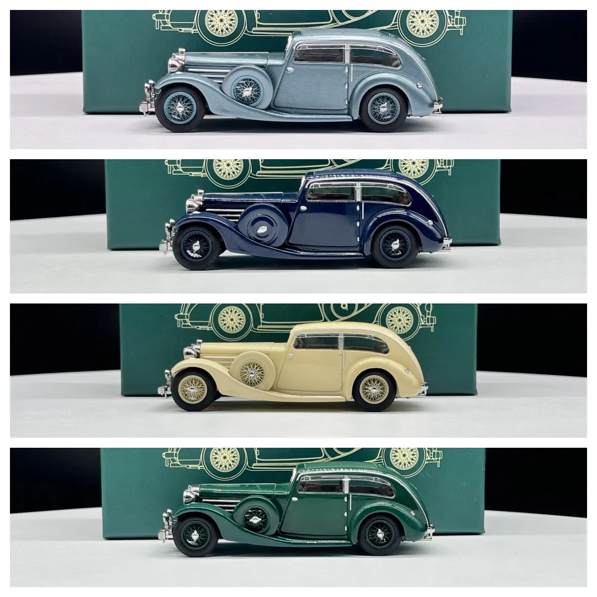 Diecast Model Car GFCC 1/43 1935 SS1 CAR HIGH PROWARD CAR DIECAST TOYSTATION VEHIOM COLLECUSION MODEL 230827