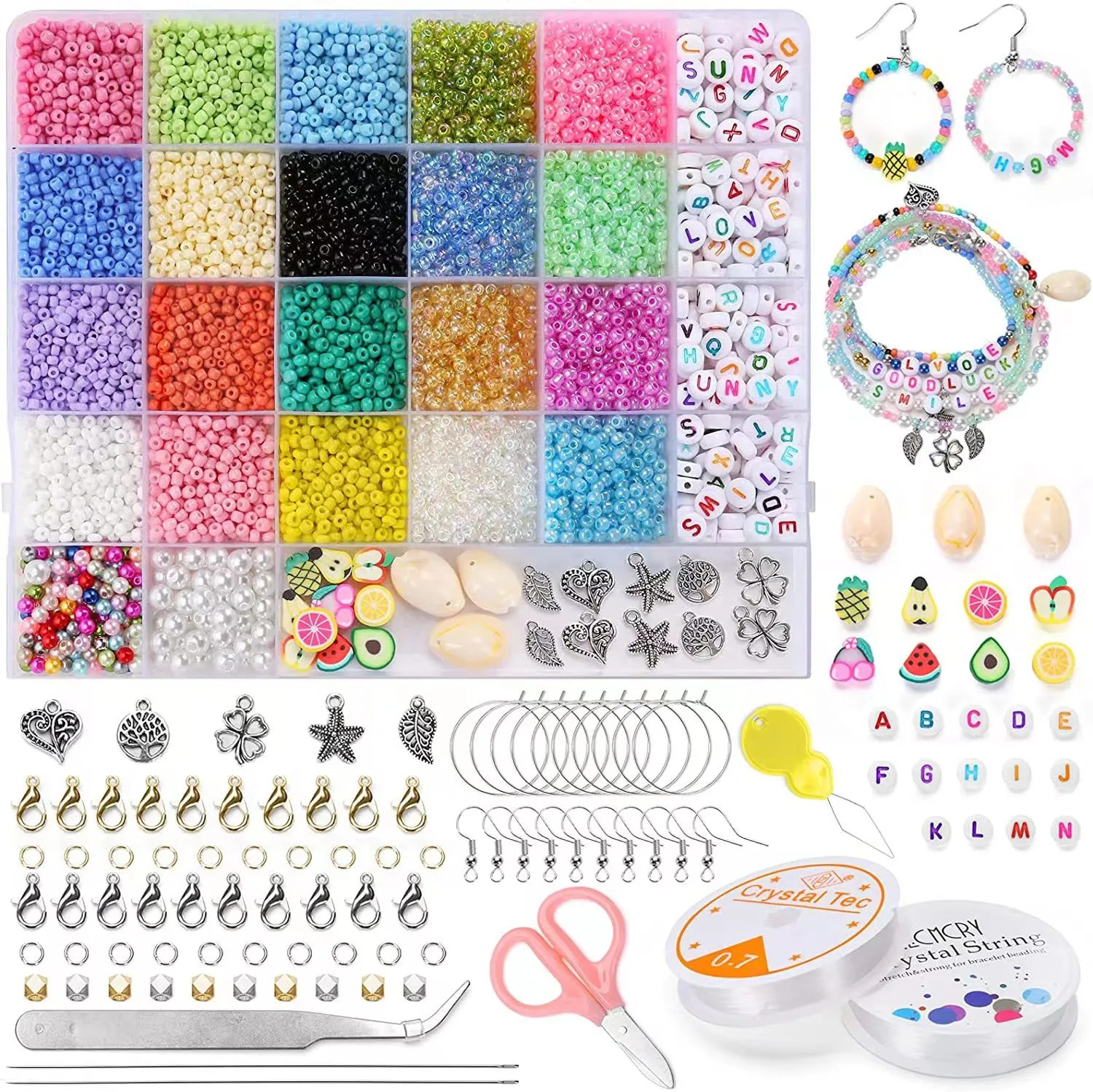 Colorful Beaded Making Sushi Rice DIY Bracelet Making Kit For Girls  Handmade Friendship Braces Perfect Christmas Gift From Meetaccessories,  $15.88