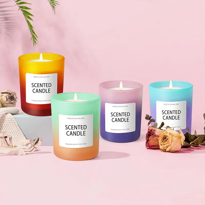 Velas perfumadas para casa, atmosfera romântica sem fumaça, aromaterapia, vela de soja, alto nível de aparência, presentes, tempo de queima de 30 horas