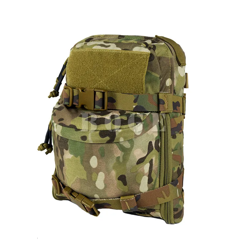 Sacs de plein air Sac à eau tactique 500D léger sac à dos étanche poitrine suspendue système Molle Edc Action Vest pochette de chasse 230828