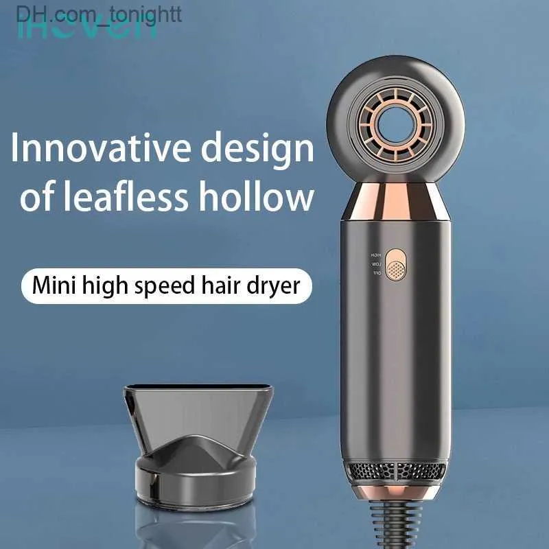 Mini Hair Dryer with Diffuser: Portable Powerful for Travel
