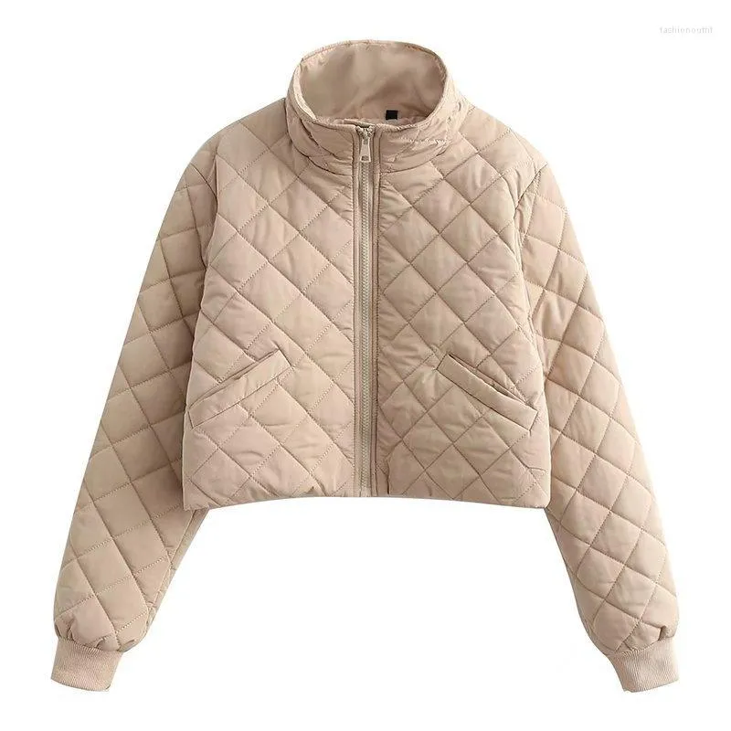 Casacos de trincheira femininos DEARIRIS Casaco de inverno leve espesso quente macio jaqueta inchada de algodão com capuz