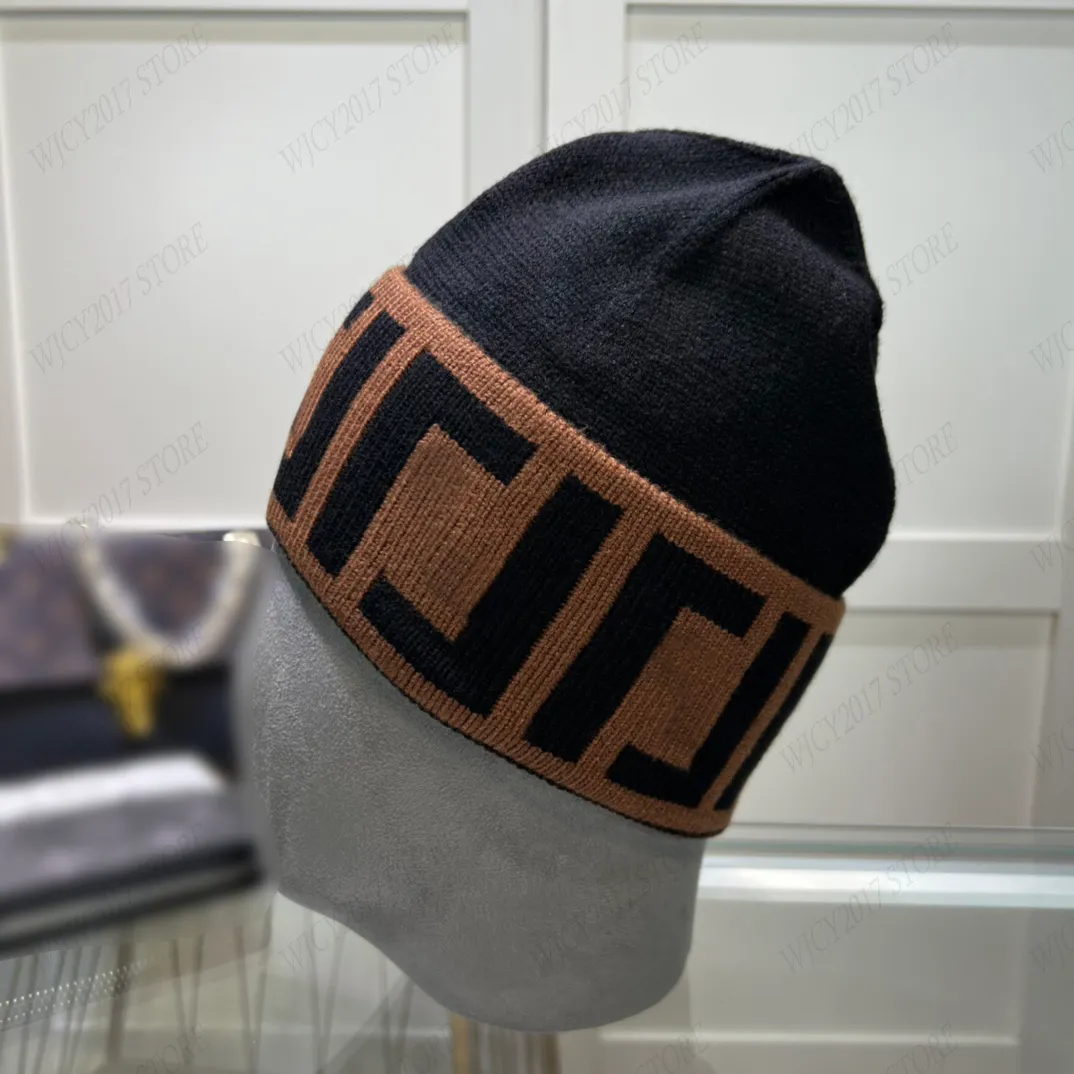 Designer Beanie Men Womens Luxury Skull Caps vinter stickade hattar Elasticitet hink bokstaven varm kaskett unisex med hög kvalitet