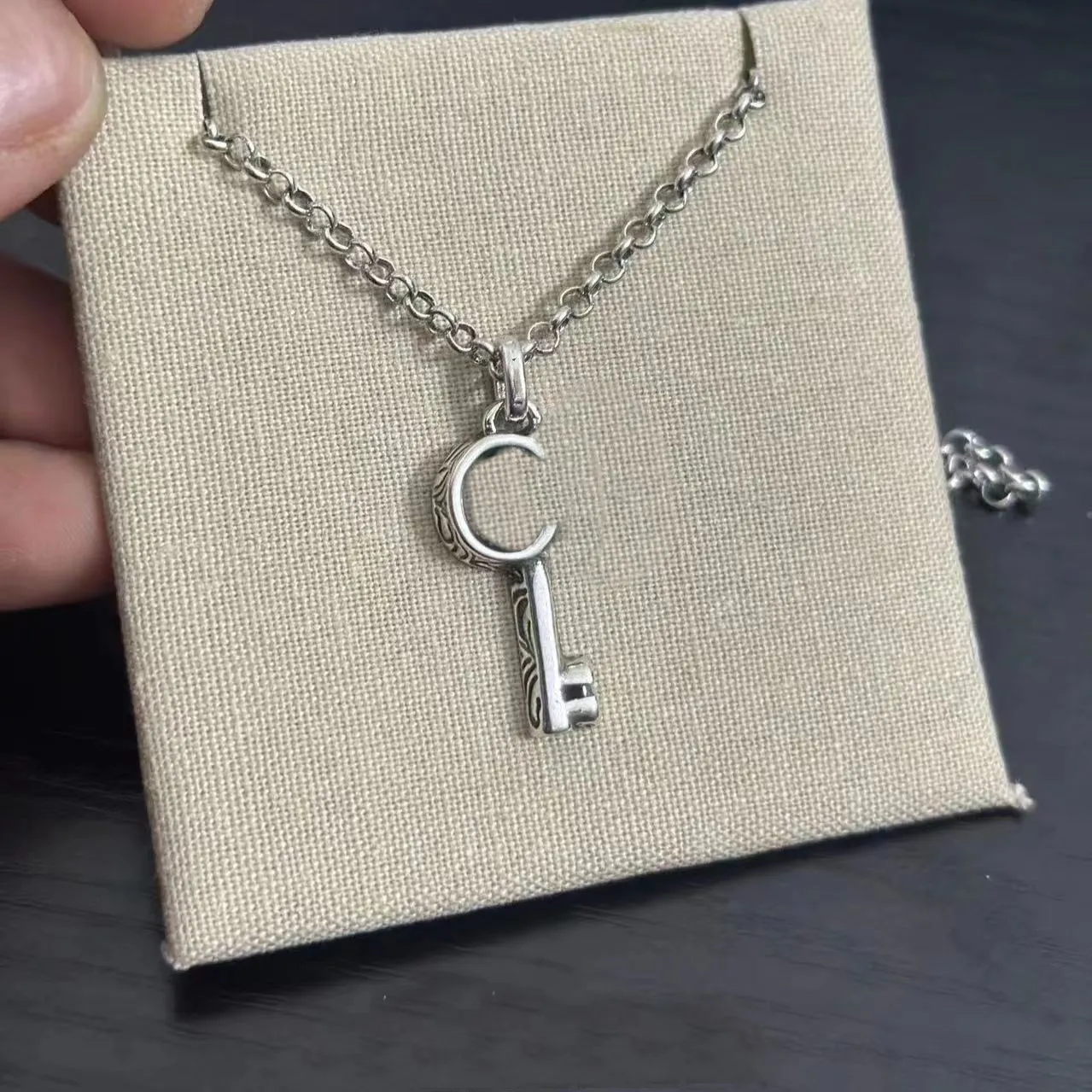 Collana Ciondolo Argento 925 Taking Care Of Business In A Flash (TCB) (Lunghezza Catena Disponibile 40 Cm - 45 Cm - 50 Cm - 55 Cm) 18 - Foto 11