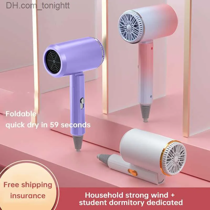 3IN1アップグレードヘアドライヤーホットアンドコールドエアトラベルヘアドライヤーenvio Gratis Portable Home Secadoras de Cabello Blow Mini Hair Dryer Q230828