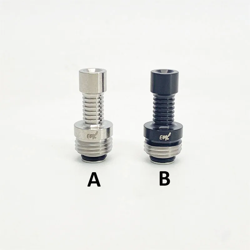 1 PZ DRIP TIP Giunto in paglia EMC Billet Box BB Serbatoio in acciaio inossidabile