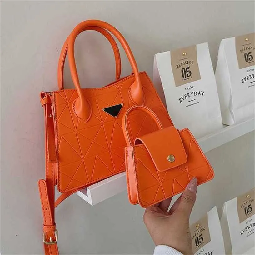 Baobao Womens Designer Handheld The Little Green Bag Small Square Diamond Plaid Embossed Two