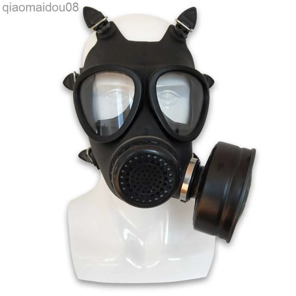 Skyddskläder gummihuvud slitage typ grimas 87typ industrin respirator färg spraying gasmask kemisk skyddande full ansiktsmask formaldehyd hkd230826