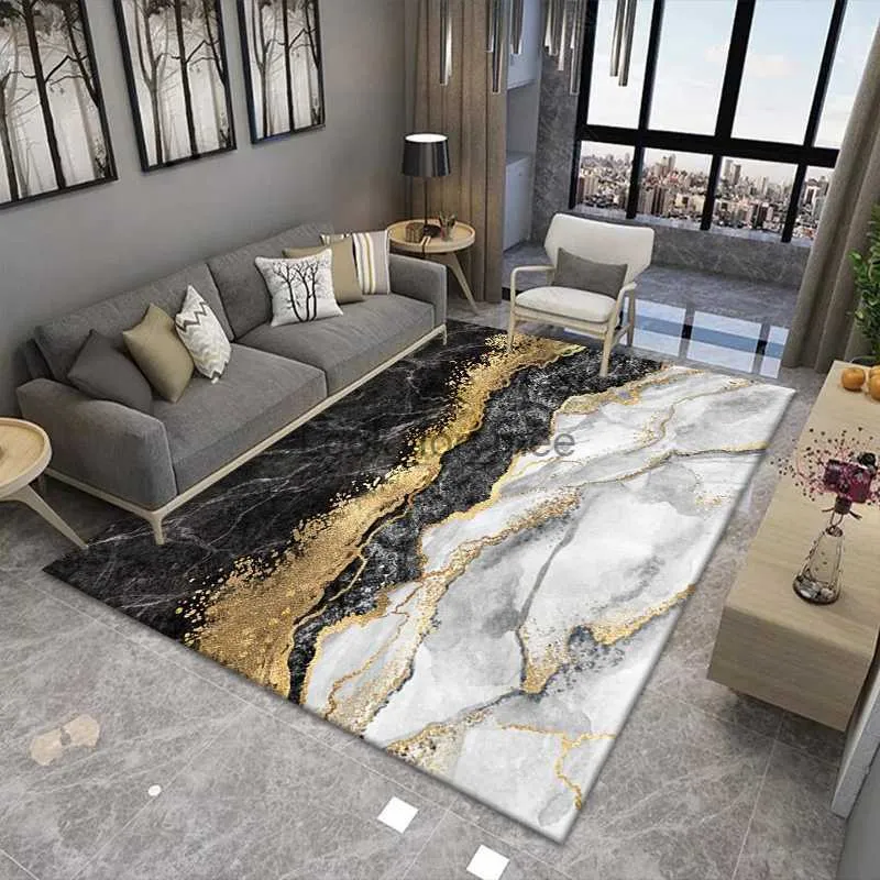 Nordiskt ljus lyx marmor vardagsrum mattan sovrum konst abstrakt sängmattor kök non-halk balkong studie mattor veranda mat hkd230830