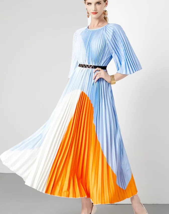 Pleated Chiffon Knee-Length Dress with Square Neck and Long Flare Sleeves from Dhgate Basic & Casual Dresses - price 40.87 Pleated Chiffon Knee-Length Dress with Square Neck and Long Flare Sleeves from Dhgate Basic & Casual Dresses - price 40.87