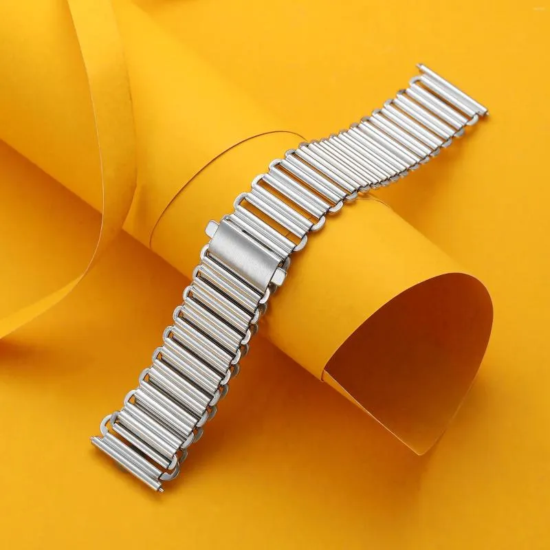 Watch Bands Bonklip Bracelet Merkur Strap Stainless Steel Vintage Quick Detach Metal 20mm