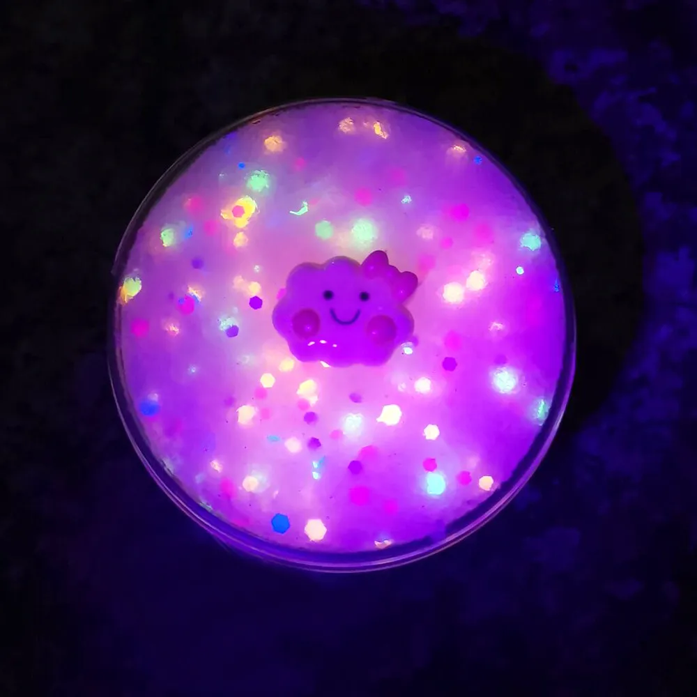 Decompressie Speelgoedplezier Fluorescerend slijmspeelgoed Lichtgevende modder Tekenproces diy Slijmkristal modder gekleurde modder ADHD EDC Anti-stress speelgoed Puzzl Toy 230826