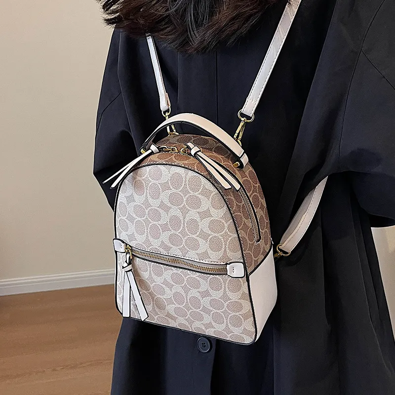 Jordyn backpack shortstop in signature canvas
