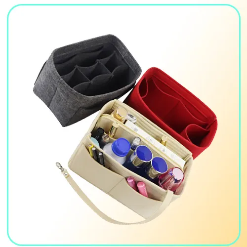 WholeFelt Insert Bag Organizer Bag For Handbag Purse Organizer 4 Size Pelikus Felt Purse Tote Organizer Insert MultiPocket8891859