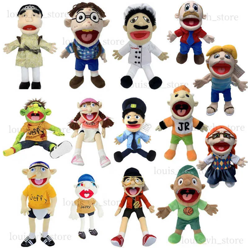 Jeffy Plush Toys Cosplay Boy Jeffy Puppet Soft Stuffed Doll Kids