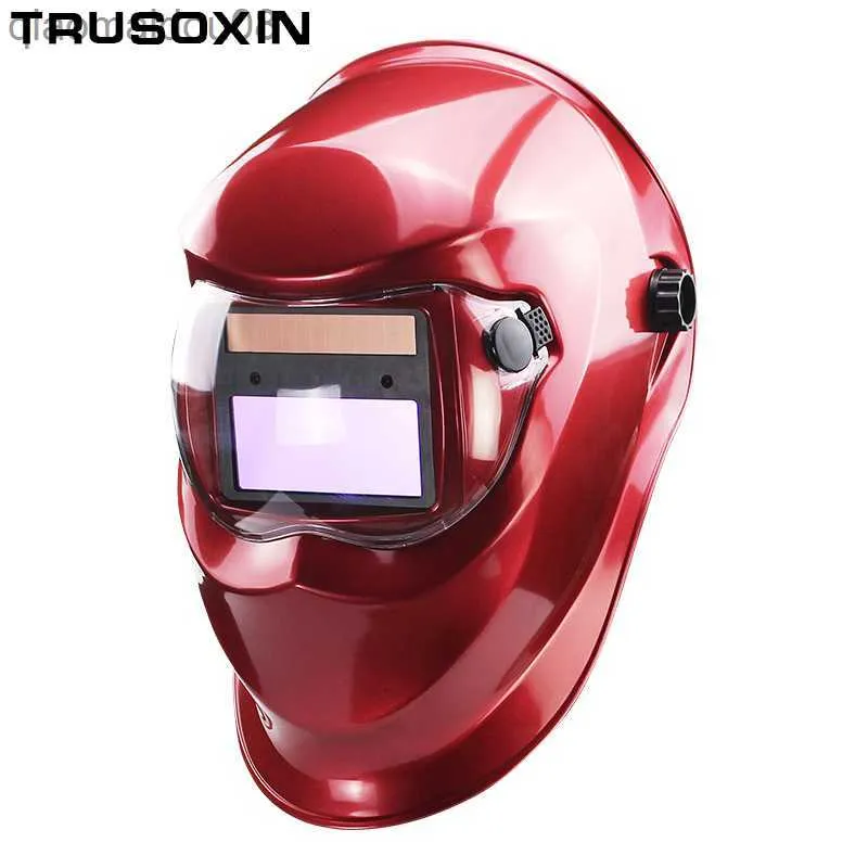 Vestuário de proteção Solar Auto Escurecimento Elétrico True Color Wlding Máscara / Tampa de soldador / Lente de soldagem / Máscara para máquina de solda e ferramenta de corte de plasma HKD230826