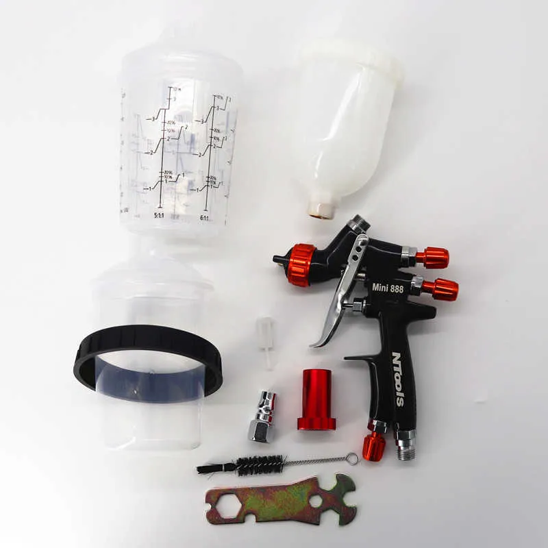 400CC Mix Cup Air Spray Gravity Feed Paint Gun With Adapter And 1.2mm  Nozzle HKD 230828 From Flying_king18, $26.87