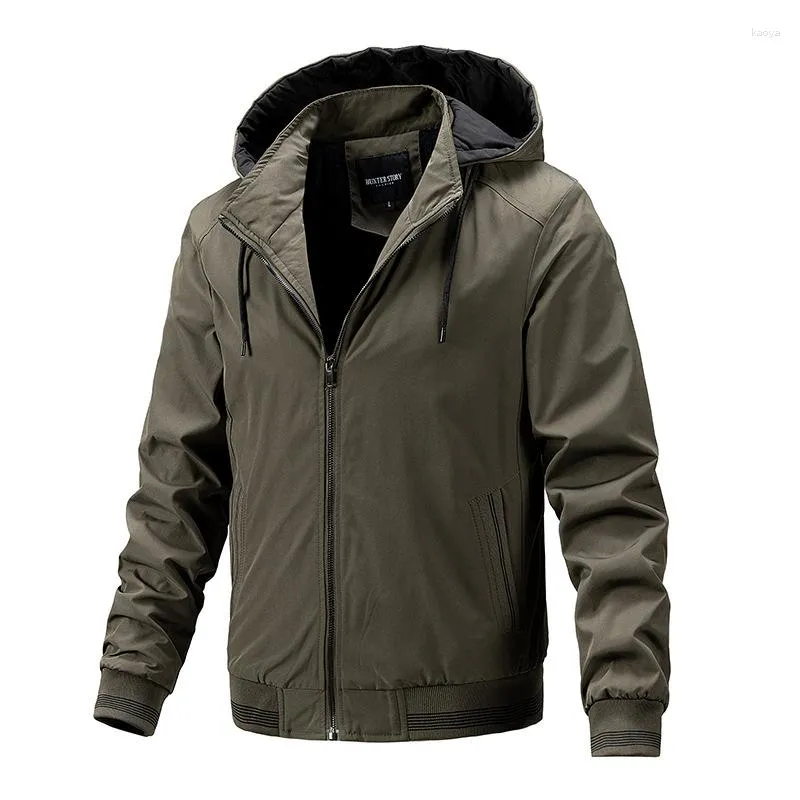 Men's casual hooded best sale jackets