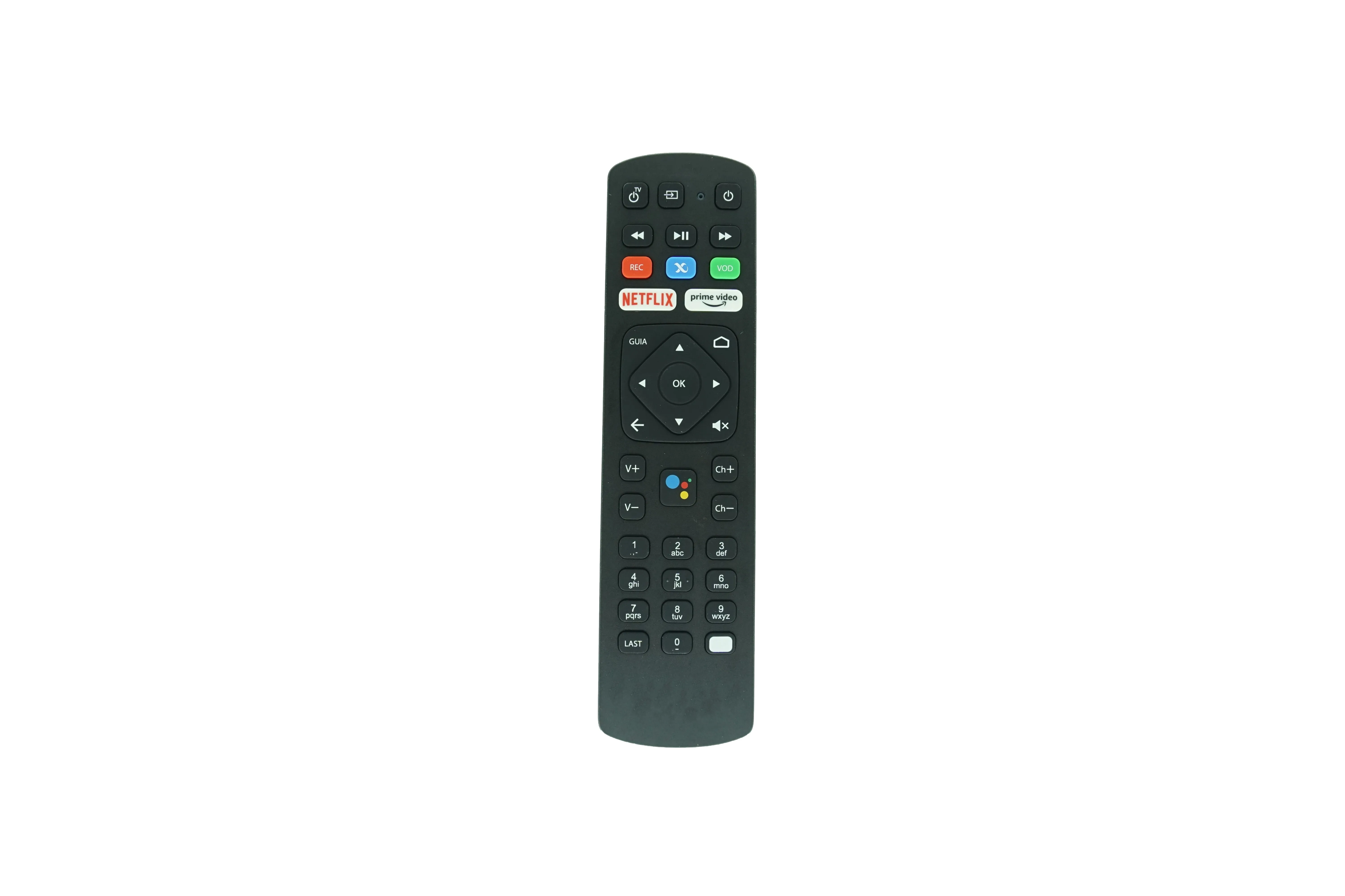 Telecomando vocale Bluetooth per Megacable Xview+ Android TV Streaming 4K Box