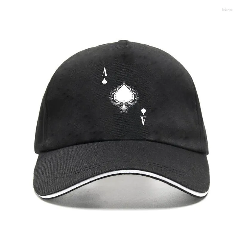 Ball Caps ACE OF SPADES IV Cap Spade Poker Karte Casino Karte Royal Flush Pik As