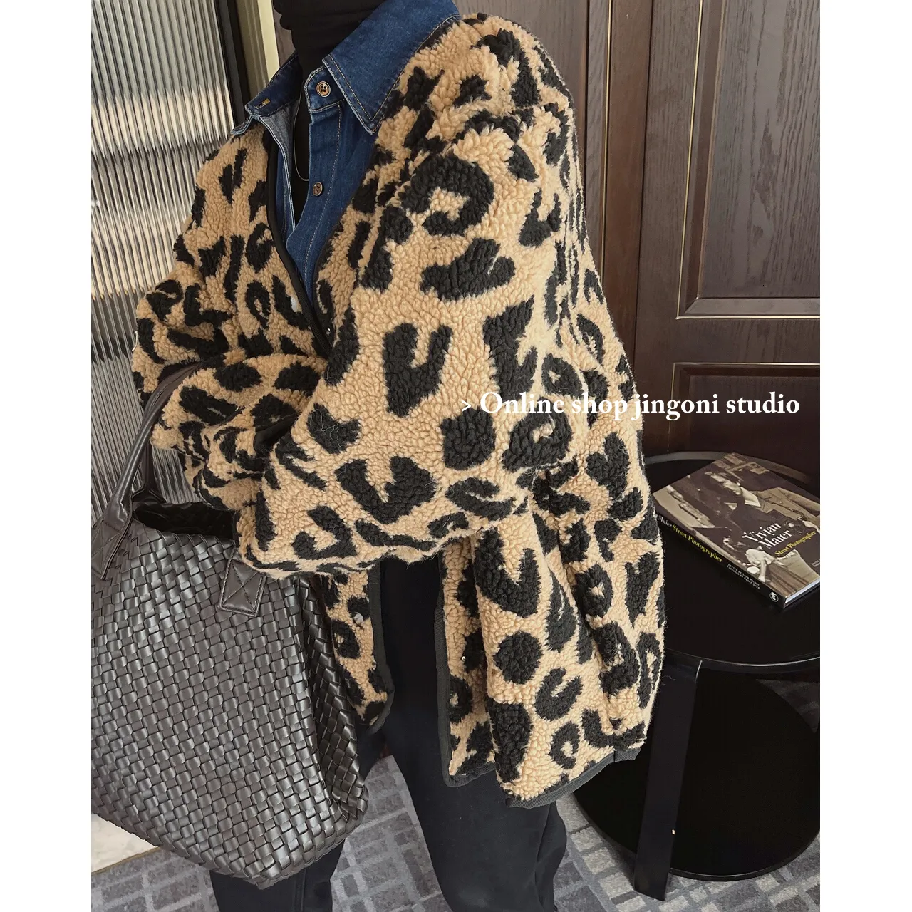 Womens Fur Faux Mulheres Xadrez Leopardo Oversized Woolen Teddy Jackets Blazers Trench Coats Roupas Parkas Pesado Down Inverno Elegante 230828