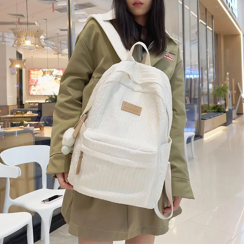 Sac à dos sacs d'école de loisirs pour adolescentes plier en nylon mode mignon femme collège cool femmes