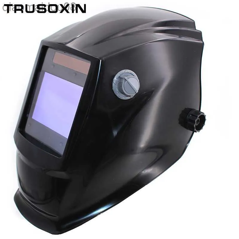 Protective Clothing Big 4 Arc Sensor DIN5-DIN13 Solar Auto Darkening TIG MIG MMA Grinding True Color Welding Mask/Welder Cap/Welder Glasses PC Cover HKD230826