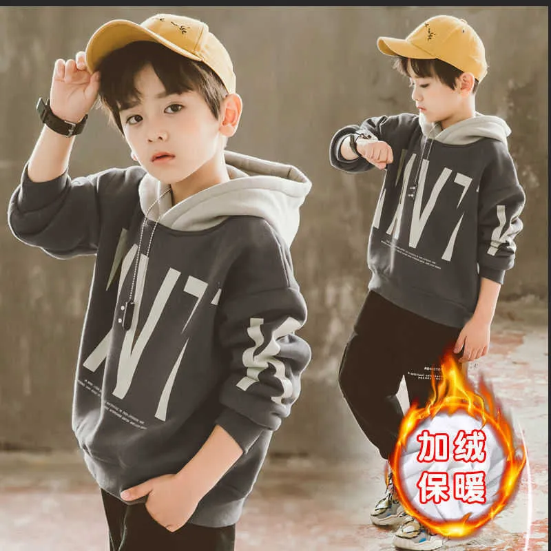 Sudaderas Con Capucha Sudadera Con Capucha Para Niño Nuevo Jersey Para Niños  De 12 Años Camiseta A Cuadros De Manga Larga Con Retazos Suéter Negro Para Niños  Sudadera Informal HKD230825 De 11,74 €