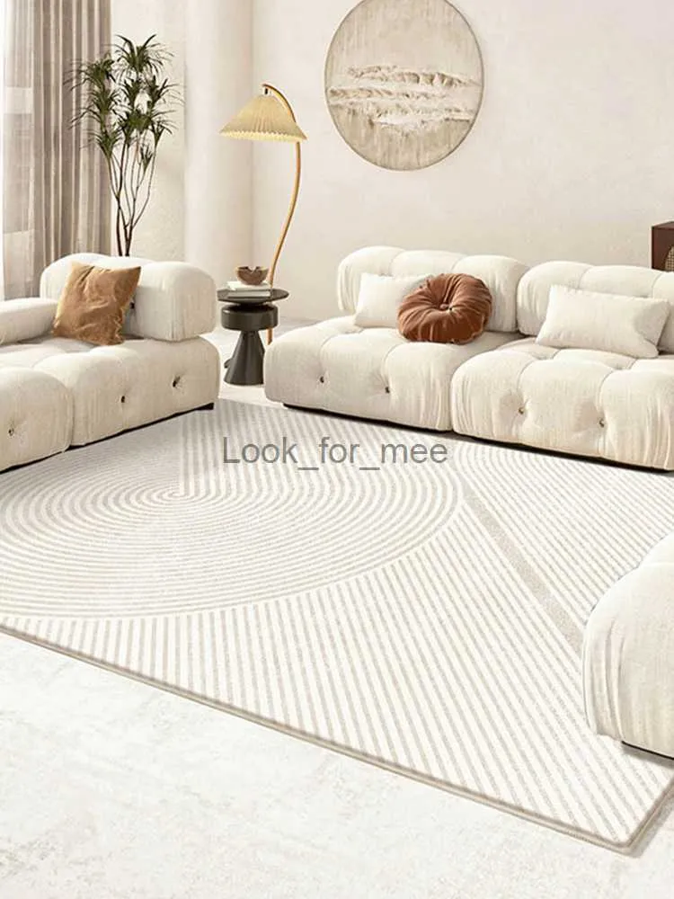 Modern Minimalist Comfortable Line Carpet Large Area Living Room Rug Soft Bedroom Rugs Luxury Home Decoration Carpets tapis HKD230828