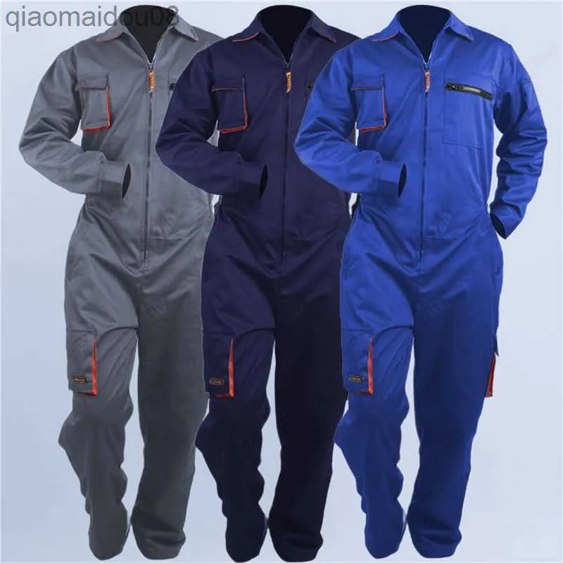 Vêtements de protection Nouvelle combinaison de protection hommes anti-poussière antifouling une pièce réparateur soudage usine travail vêtements de travail salopette unisexe S-5XL HKD230826