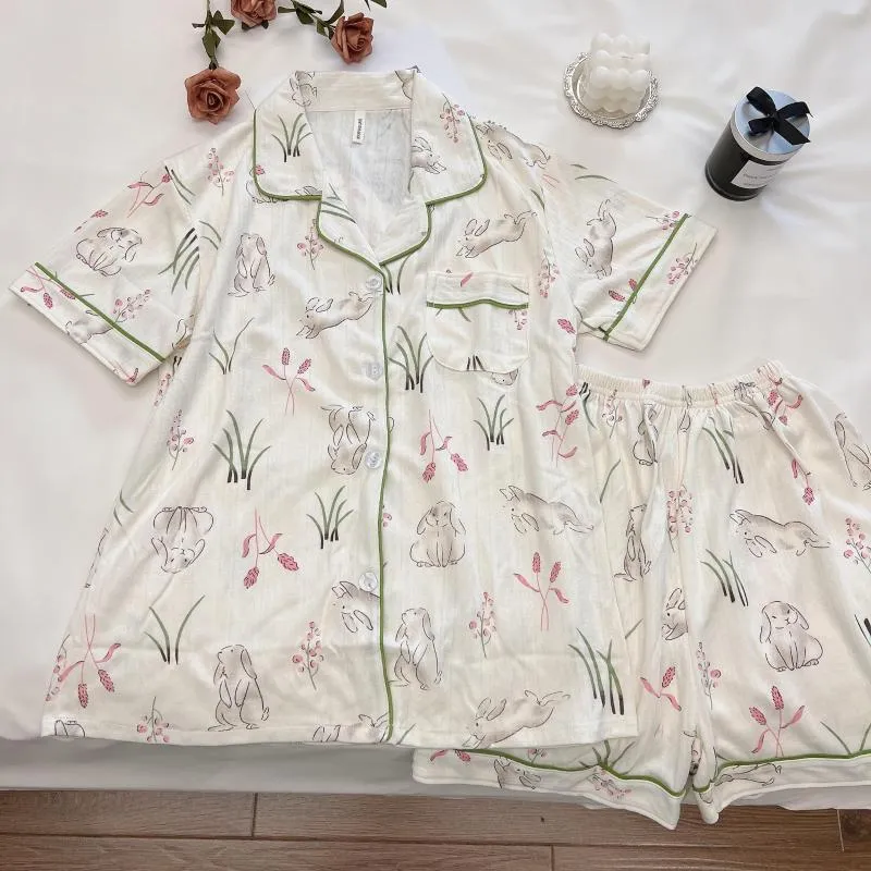 Loose cotton pyjamas sale