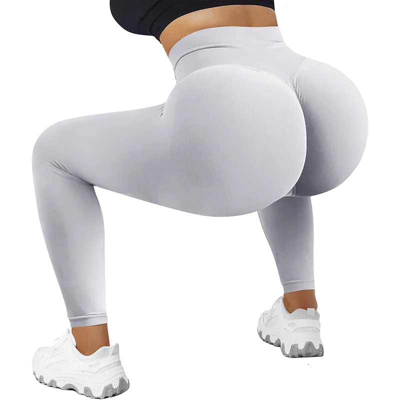 Kvinnors leggings höga midja kvinnor sömlös sexig push up yoga byxor träning körning fitness legering höjer rumpa sport tights gym bär 230828