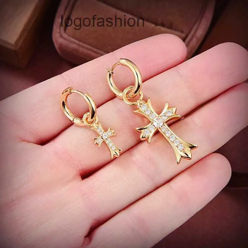 earrings designer for women Famous Women's Cross Luxury Fashion Earrings Girl Love Gifts Popular Jewelry and Jewelry in Europe and America With box