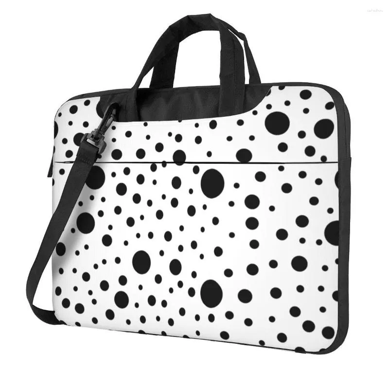 Pastas Polka Dot Pattern Lightweight Computer PC Sleeve Case 13-15 em bolsa para laptop