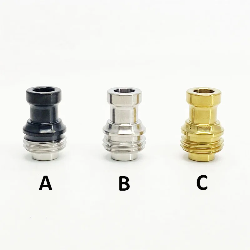 1Pcs Billet BB Box Tank Stainless Steel Phaze DRIP TIP Straw Joint