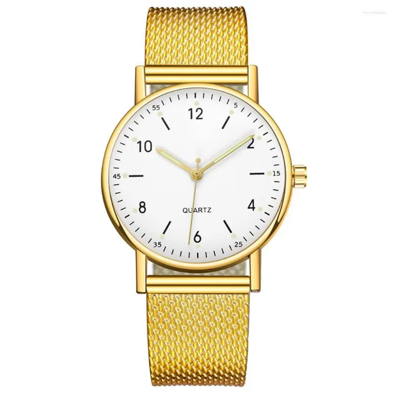 Montres-bracelets dames haut de gamme montre à quartz en acier inoxydable cadran lumineux loisirs 2023 femmes montres femme montre-bracelet Zegarek Damski