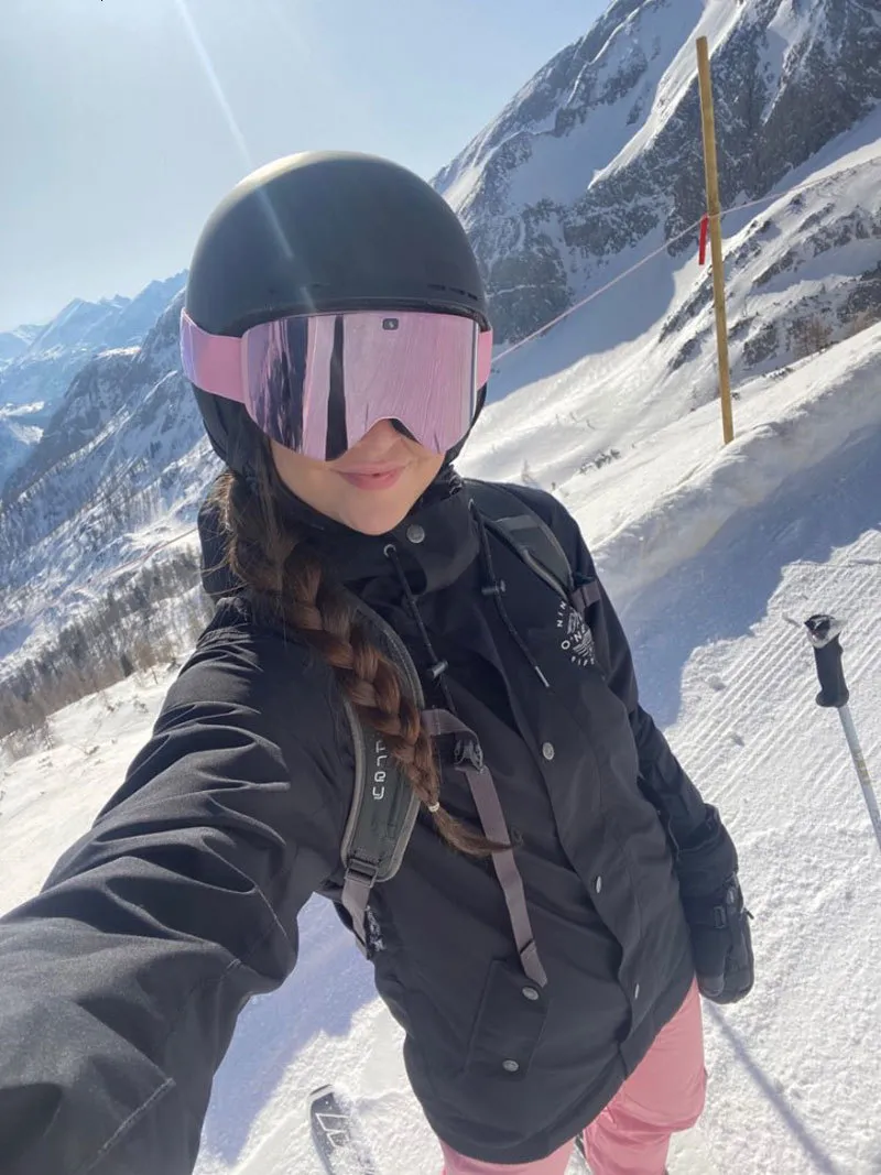  Gafas de esquí, snowboard, gafas de esquí de montaña, gafas de  esquí de nieve, gafas de deporte de invierno, gafas de nieve (color: B) :  Deportes y Actividades al Aire Libre