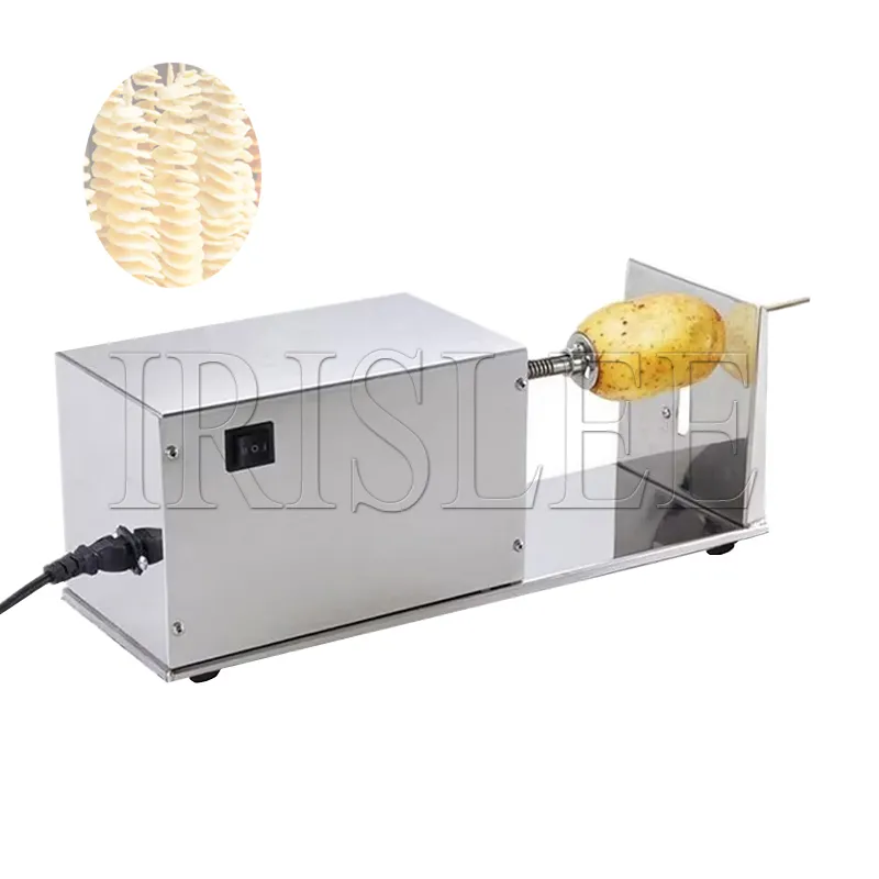 Kartoffelturm-Motor-Kartoffelschneider, Spiral-Tornado-Wirbelwind-Kartoffelschneidemaschine
