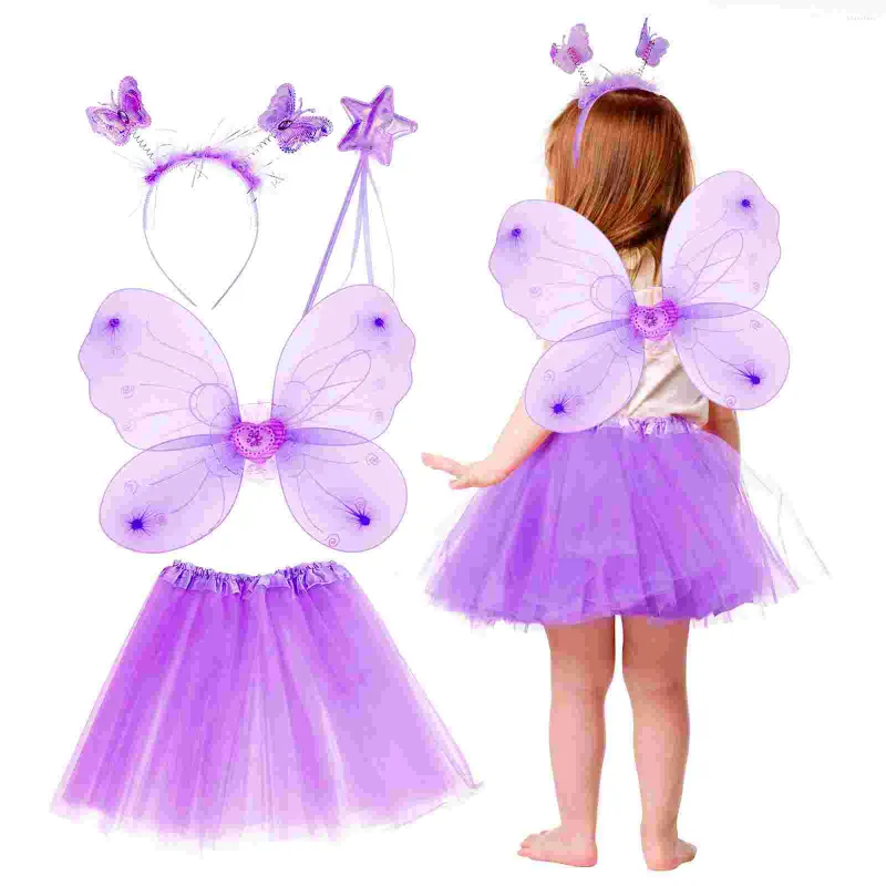 Сценический ношение Soimiss 1 Set Little Girl Fairy Dress Costum