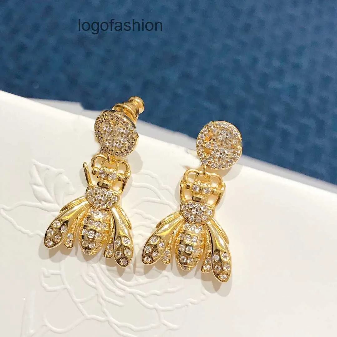 oorbellen ontwerper voor vrouwen Nieuwe diamanten Charm oorbellen oorbellen voor Vrouw 925 zilveren naald oorbellen Messing Mode-sieraden Supply