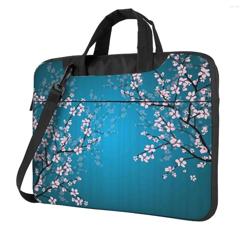 Porte-documents Printemps Plantes japonaises Étui pour ordinateur portable Amélioré Durable Housse de protection antichoc Porte-documents Sac de transport